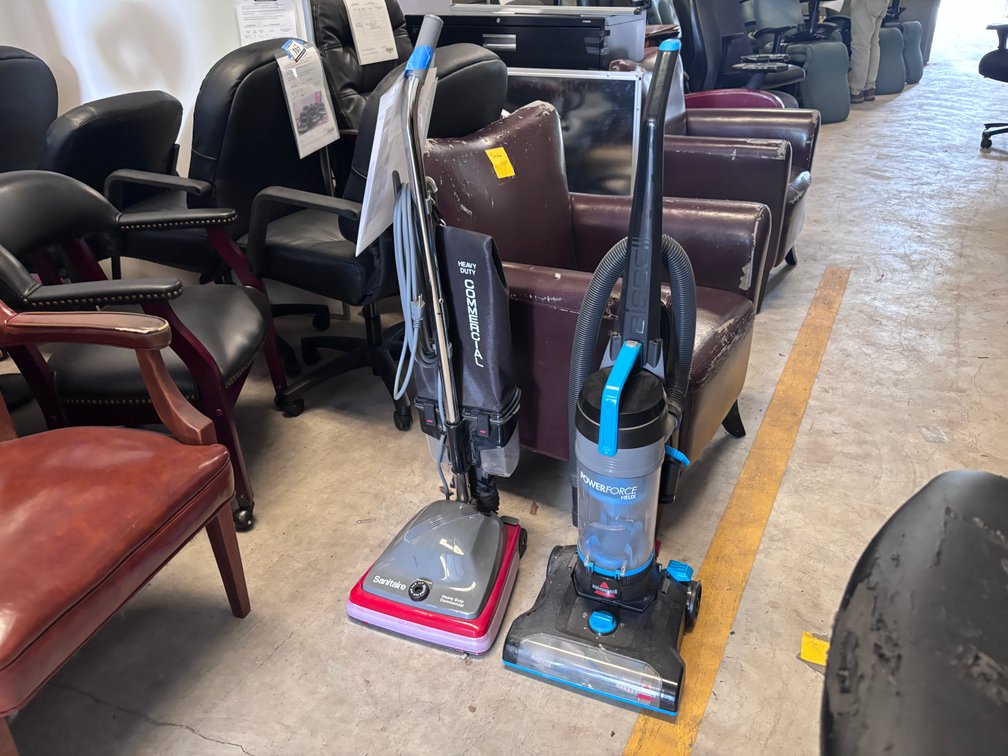Sanitaire Commercial and Bissel Vacuum Cleaners
