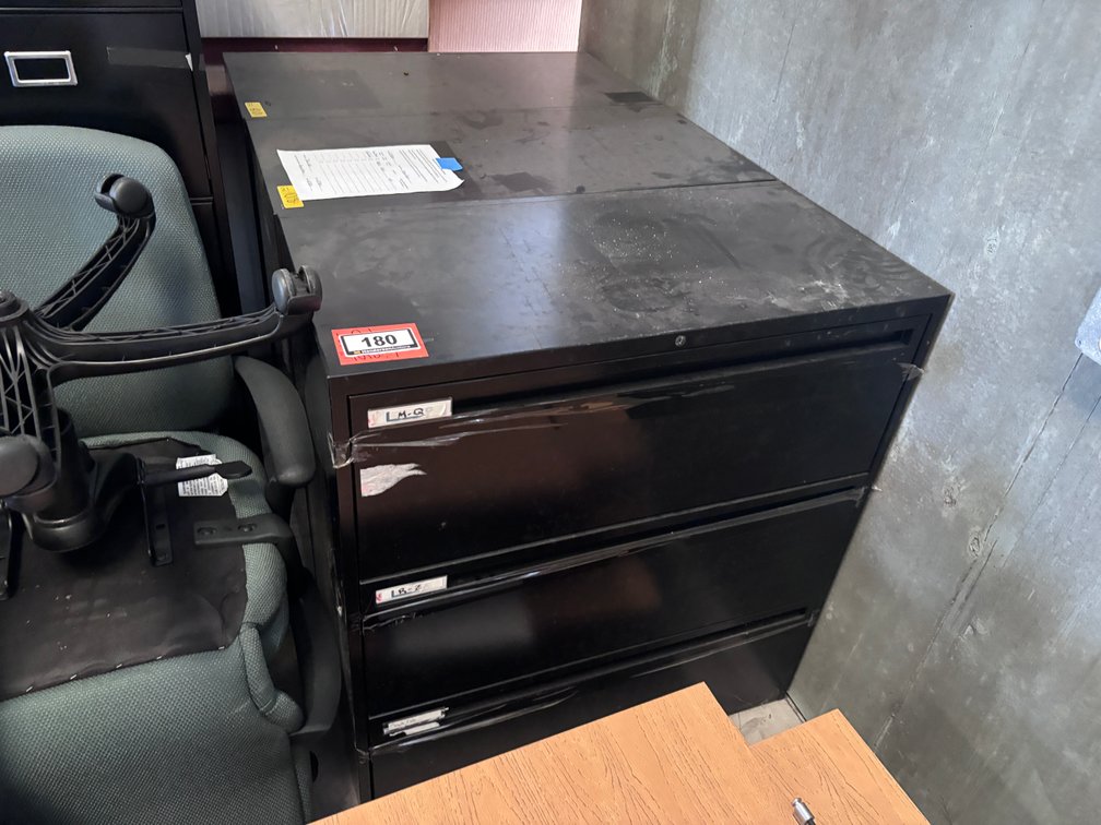 (3) Four Drawer File Cabinets