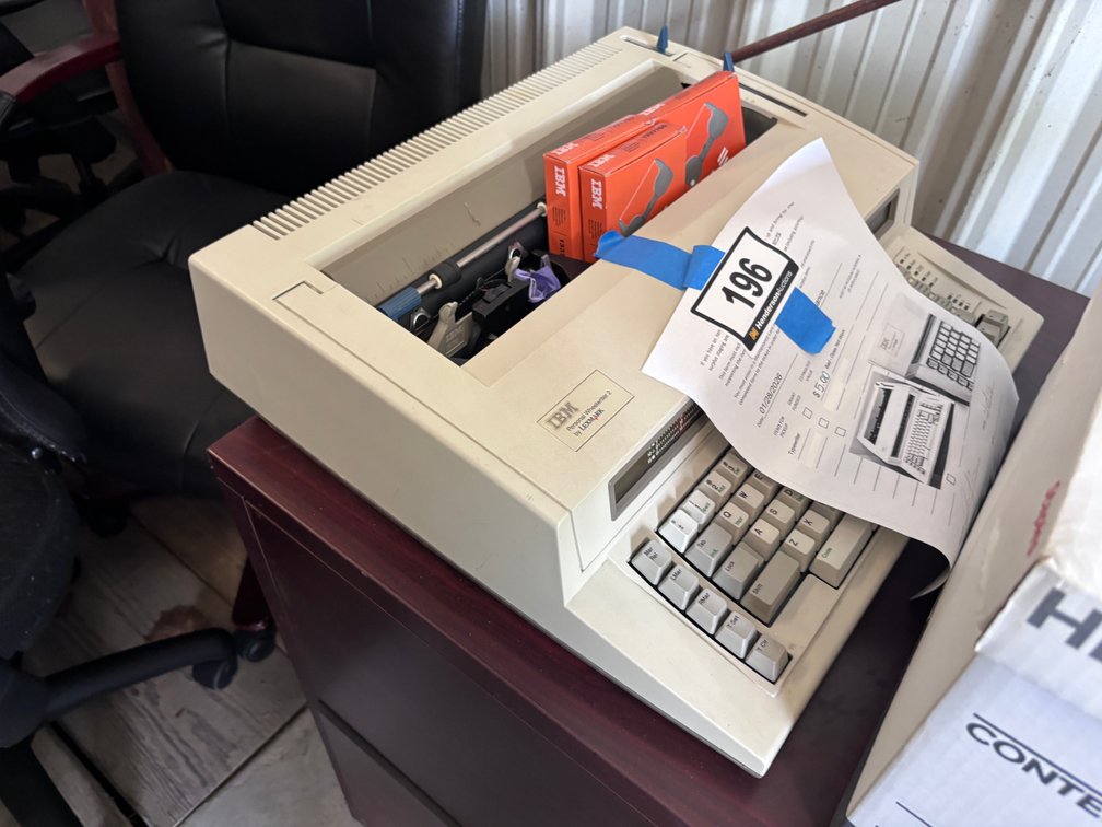 IBM Personal Wheelwriter II Typewriter