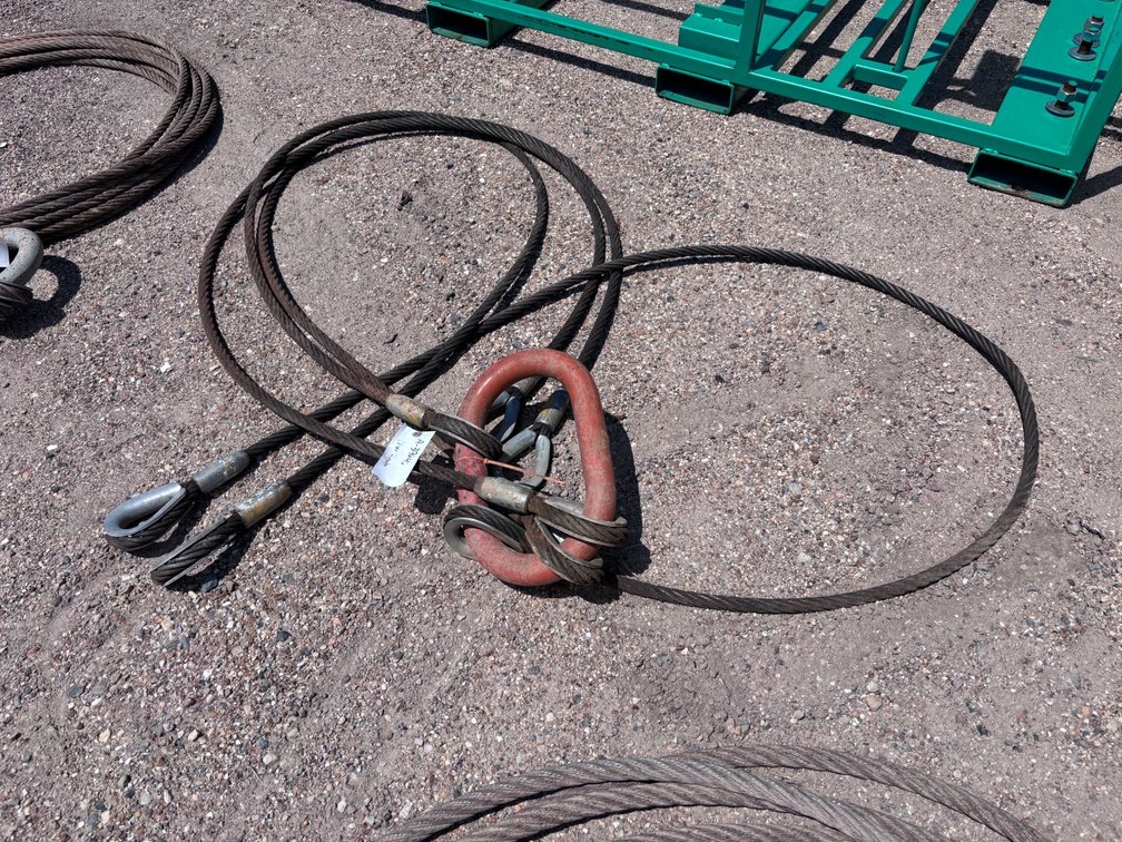4 POINT CRANE RIGGING CABLES