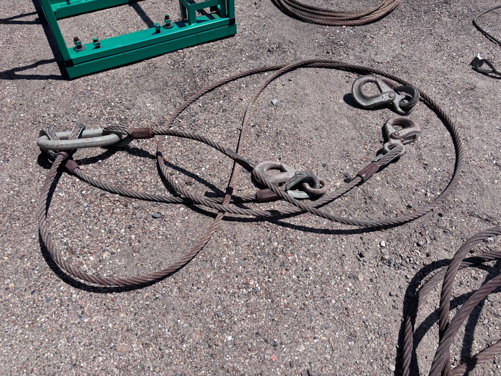 4 POINT CRANE RIGGING CABLES