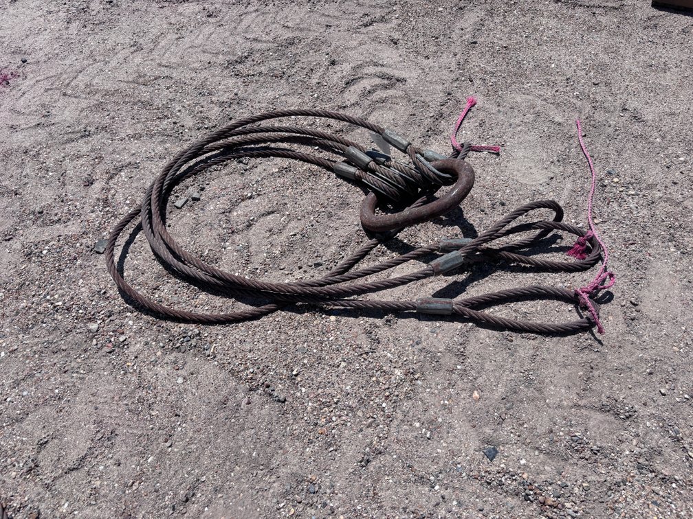 4 POINT CRANE RIGGING CABLES