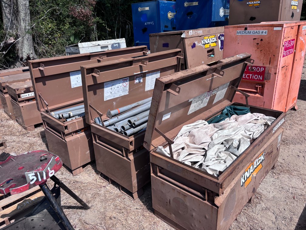(3) KNAACK JOBSITE BOXES
