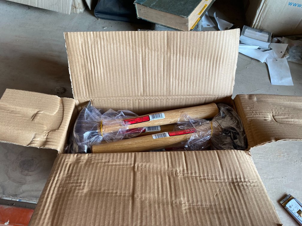 (2) BOXES OF CLAW HAMMERS