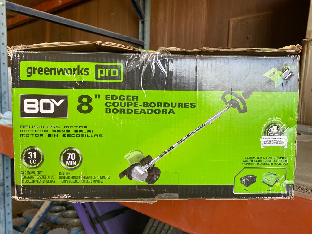 GREENWORKS PRO 8IN EDGER