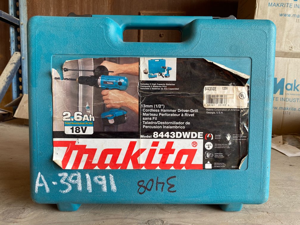 MAKITA CORDLESS HAMMER DRIVER DRILL