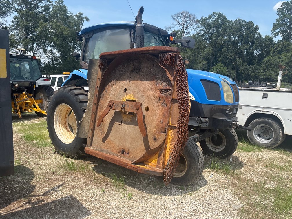 2007 New Holland T6020 Tractor & 88-007 Side Mower