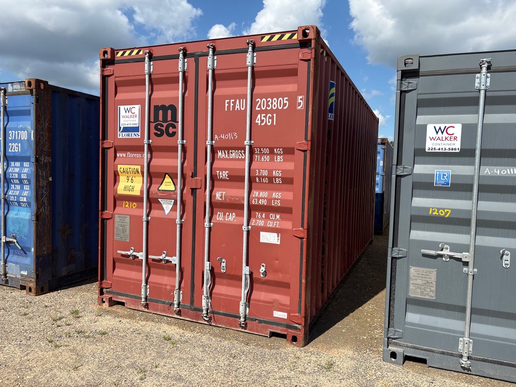 20FT HIGH CUBE SHIPPING CONTAINER