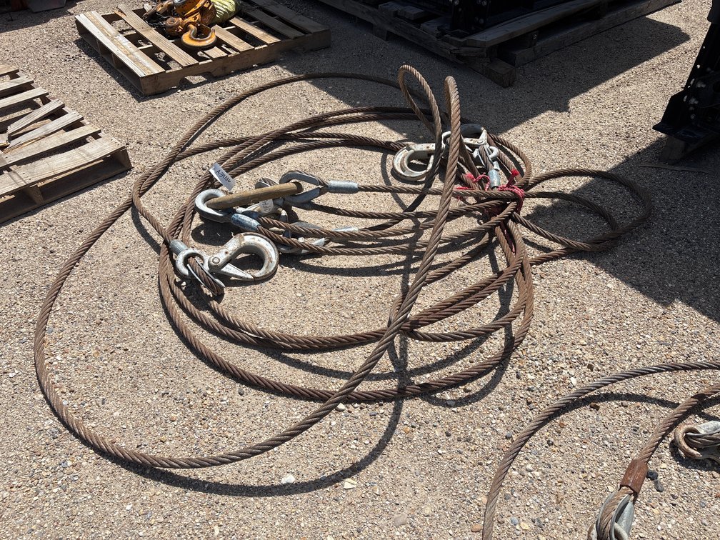 4 POINT CRANE RIGGING CABLES