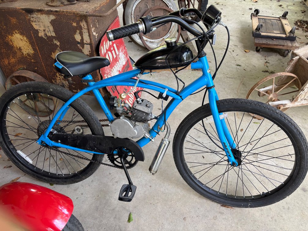 GAS POWERED BICYCLE | RUNS