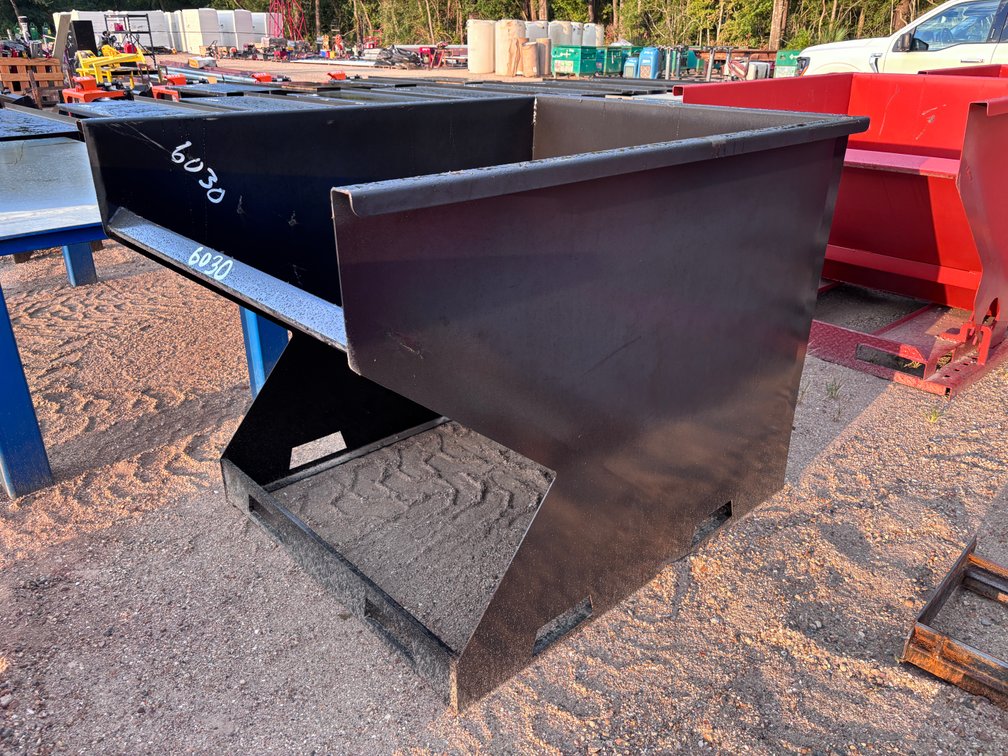 2.0 CY. Skid Steer Hopper With Fork Pockets