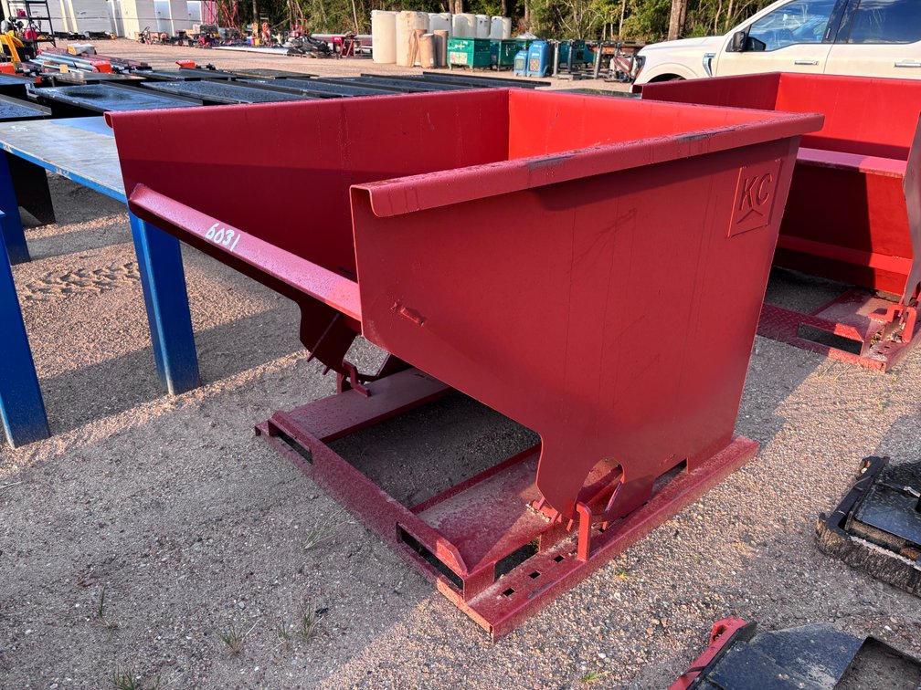 2.0 CY. Self Dumping Hopper With Fork Pockets