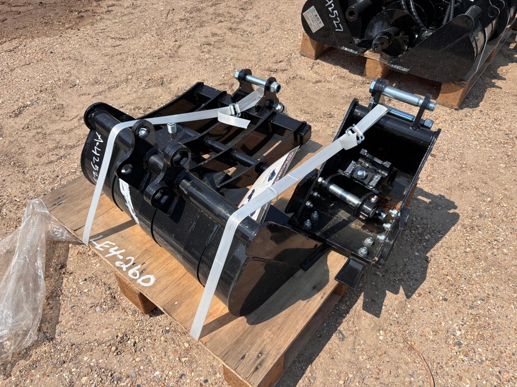 (5) MINI EXCAVATOR ATTACHMENTS