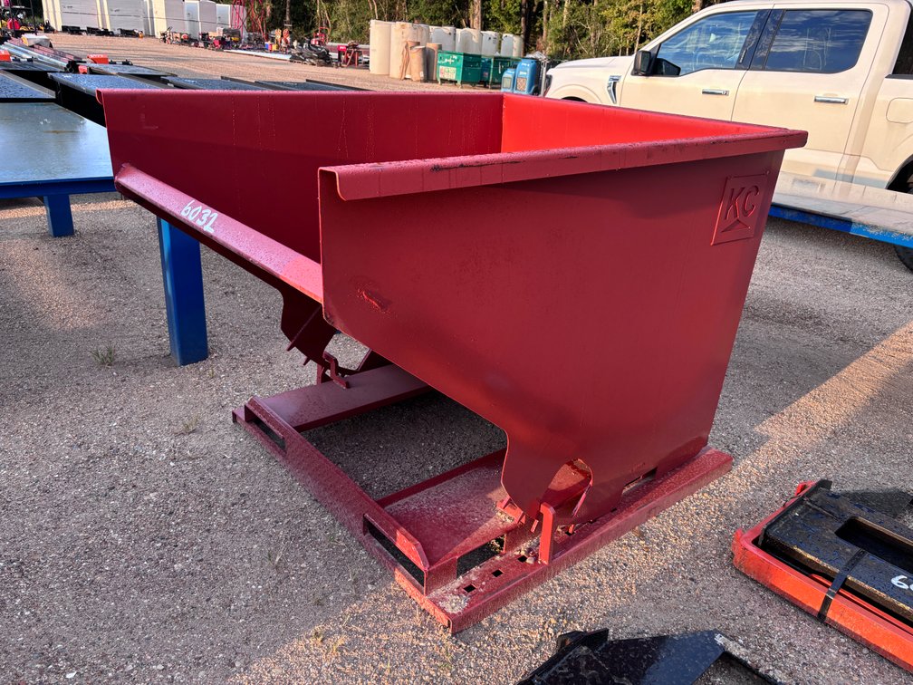 2.0 CY. Self Dumping Hopper With Fork Pockets