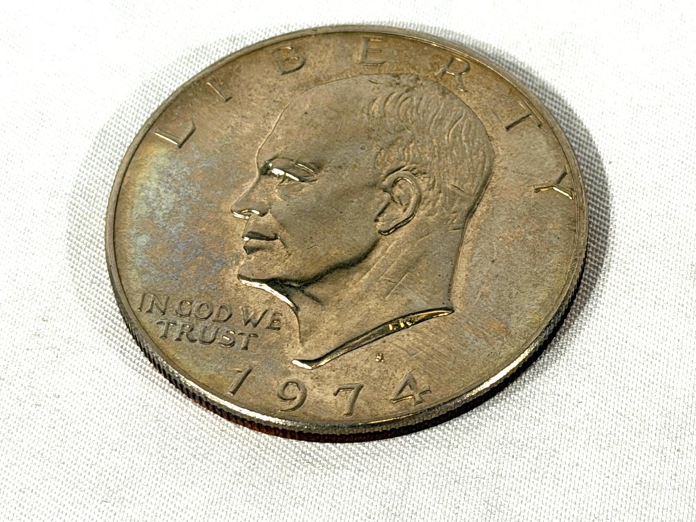 1974 CAMEO EISENHOWER SILVER DOLLAR