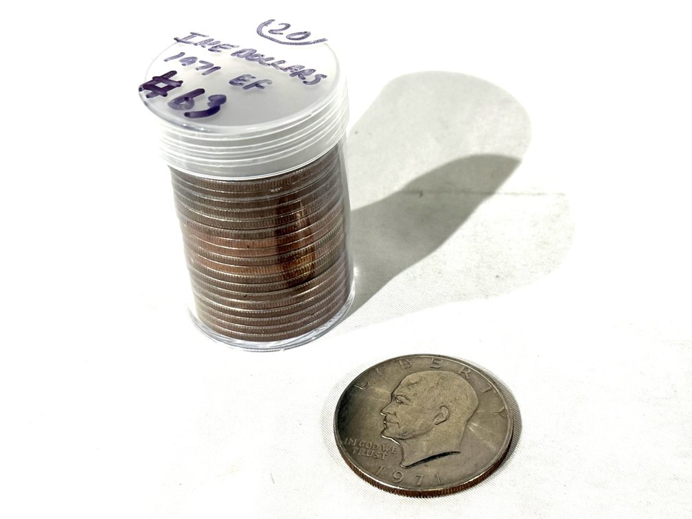 (20) 1971 IKE DOLLARS