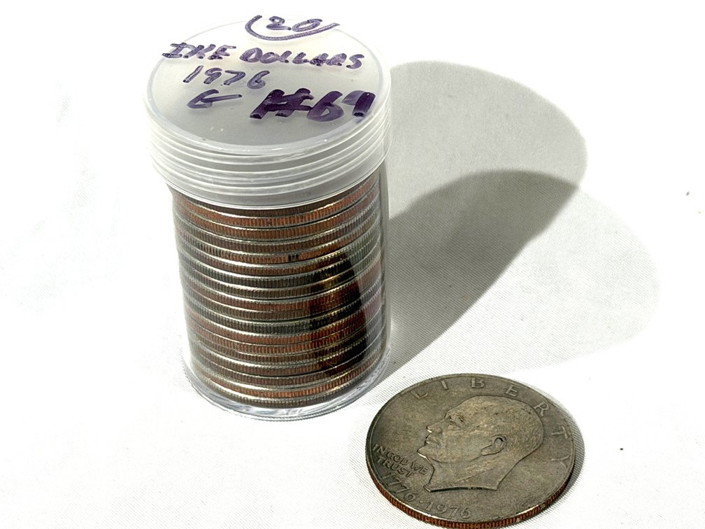 (20) 1976 IKE DOLLARS