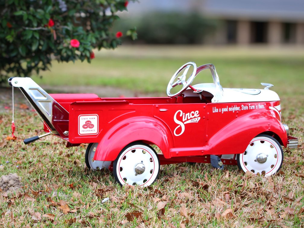 80TH ANNIVERSARY STATE FARM PEDAL CAR BY PEDAL CAR CLASSICS, LLC