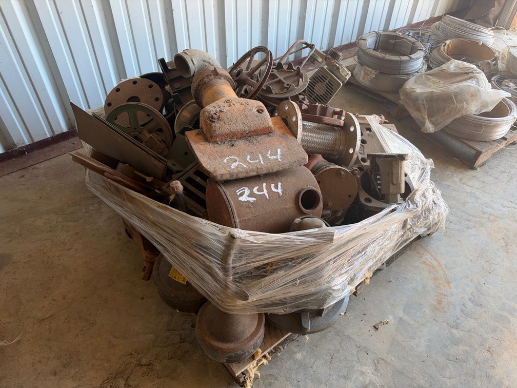 Industrial Machinery Parts, Pipe Fittings, and Wire Coils