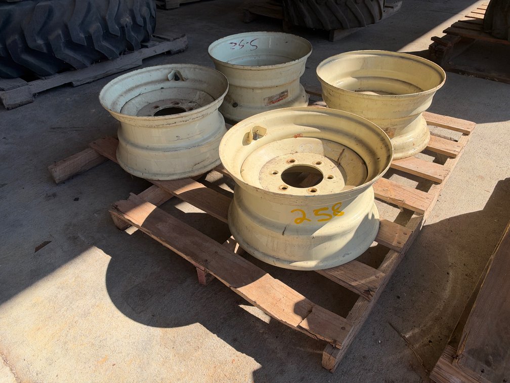 (4) 6 Lug Implement Wheels