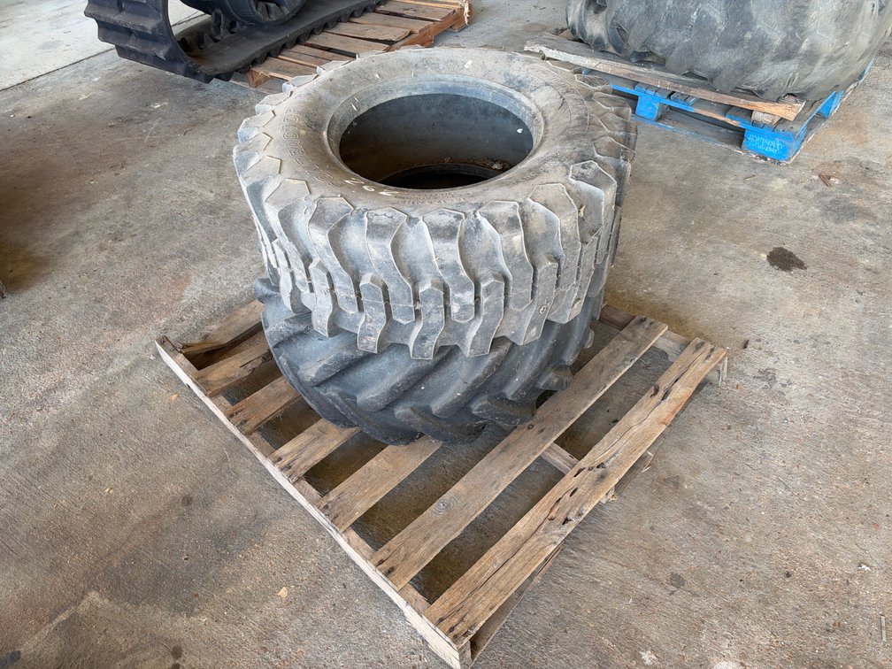 (2) Equipment Tires