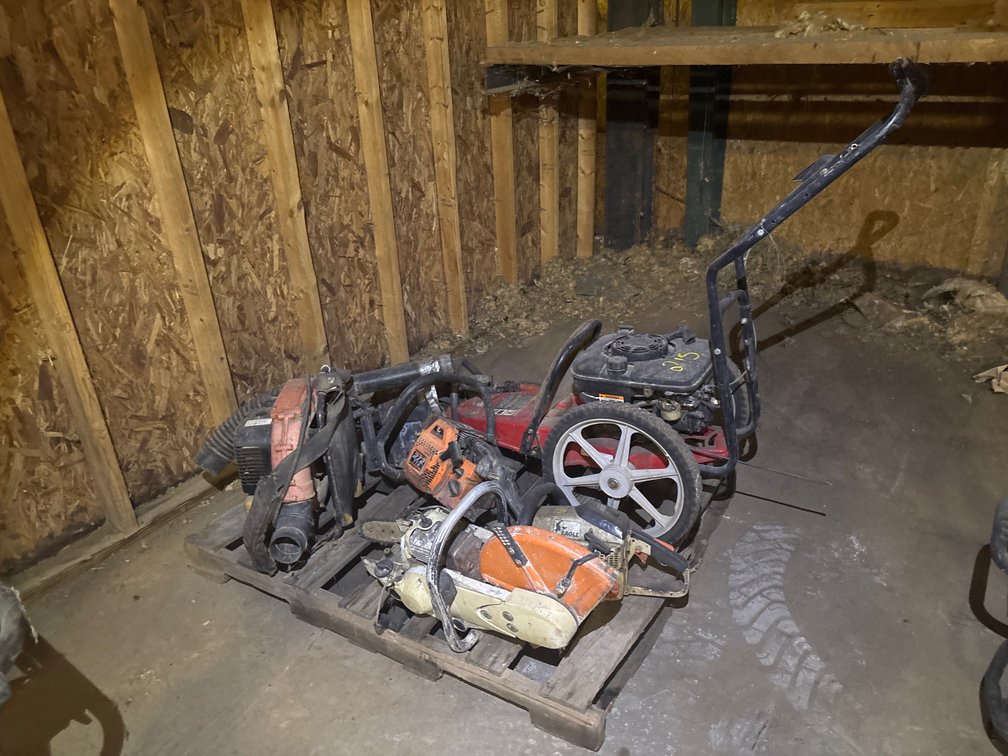 Trimmer Mower, Cut-Off Saw, Chainsaw, and Backpack Blower