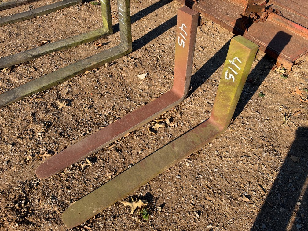 (2) FORKLIFT FORKS