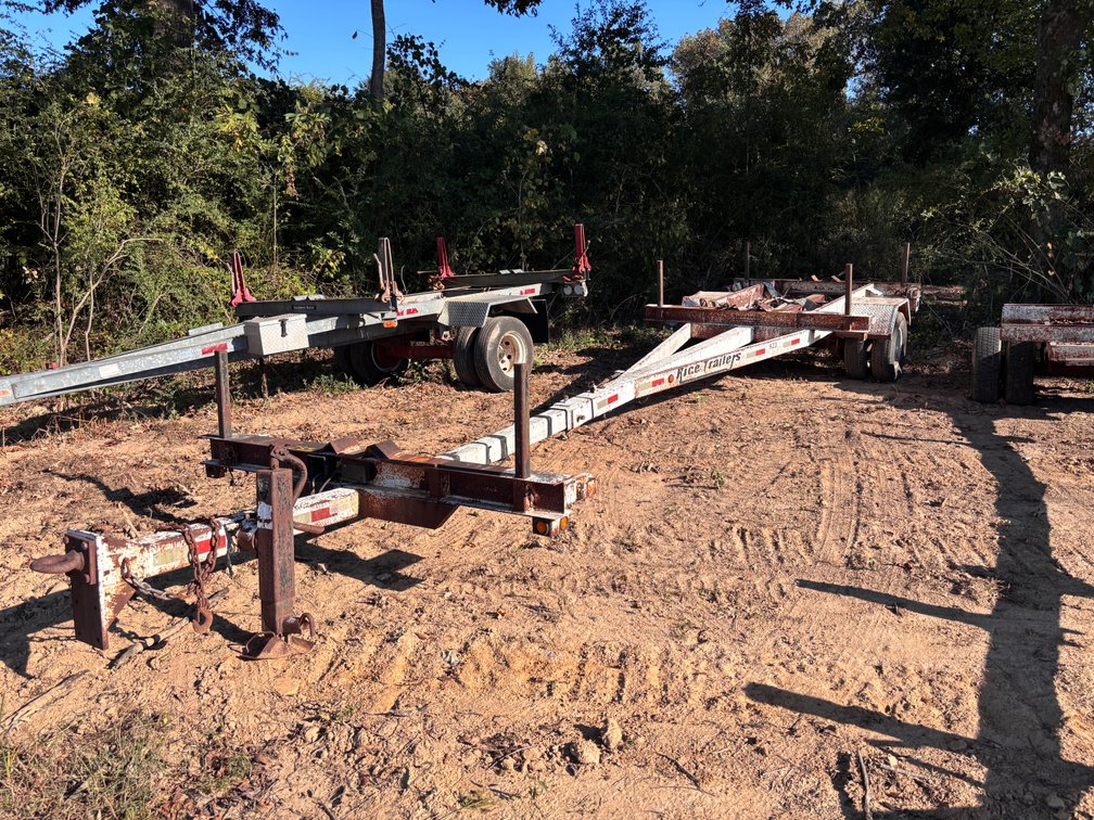 2008  R and W Single Axle Pole Trailer