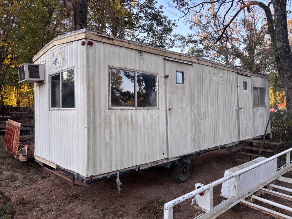 Mobile Office Trailer with Window Air Conditioner