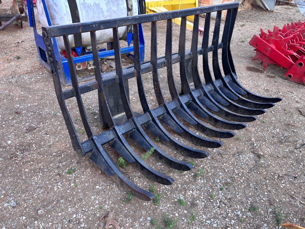 Skid Steer Brush and Root Rake Attachment