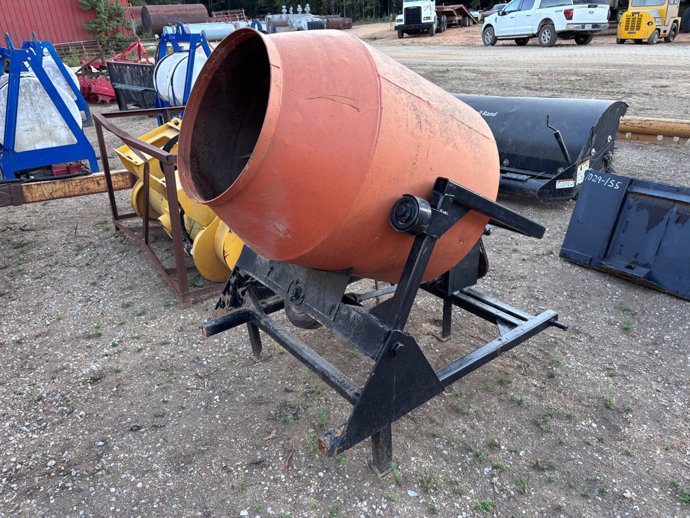 Tractor 3-Point Hitch Concrete Mixer Attachment