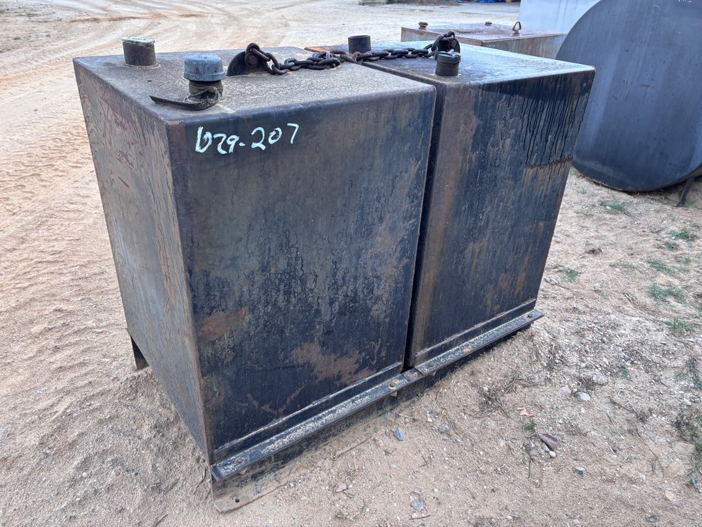 Rectangular Steel Storage Tanks on Skid