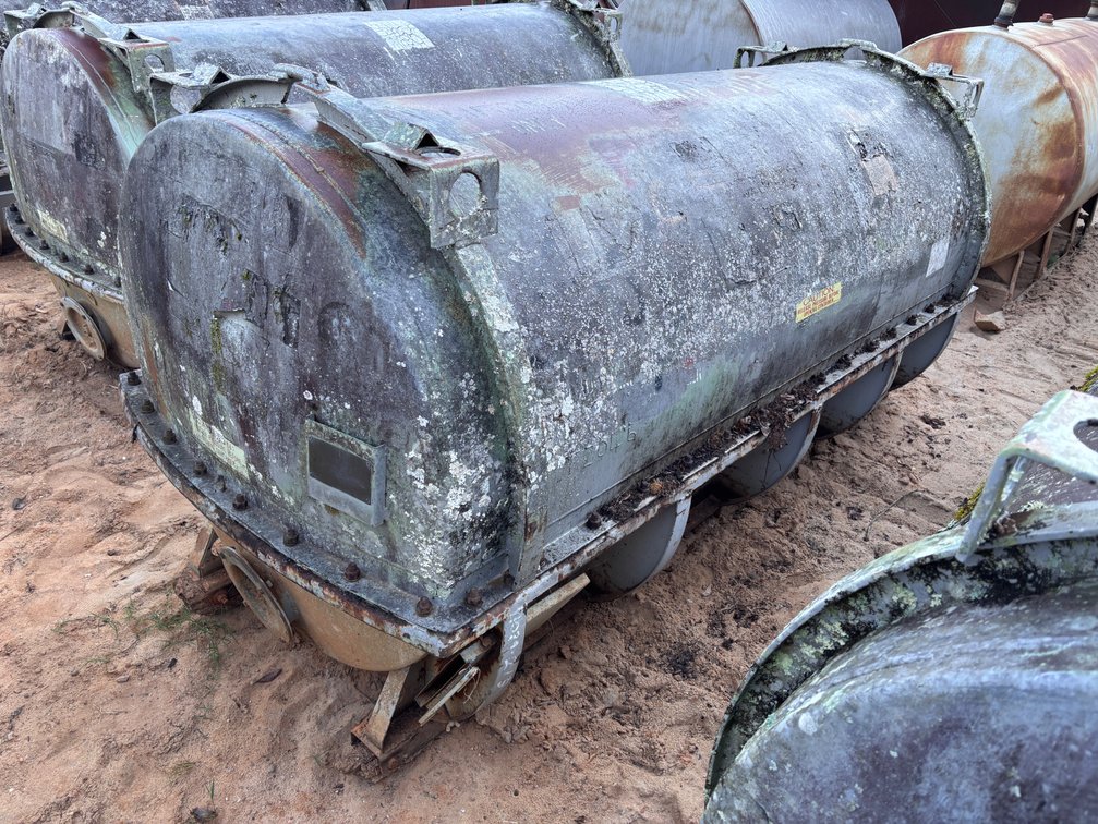Cylindrical Metal Shipping and Storage Container