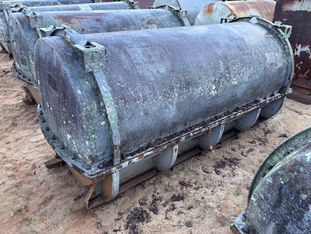 Cylindrical Metal Shipping and Storage Container