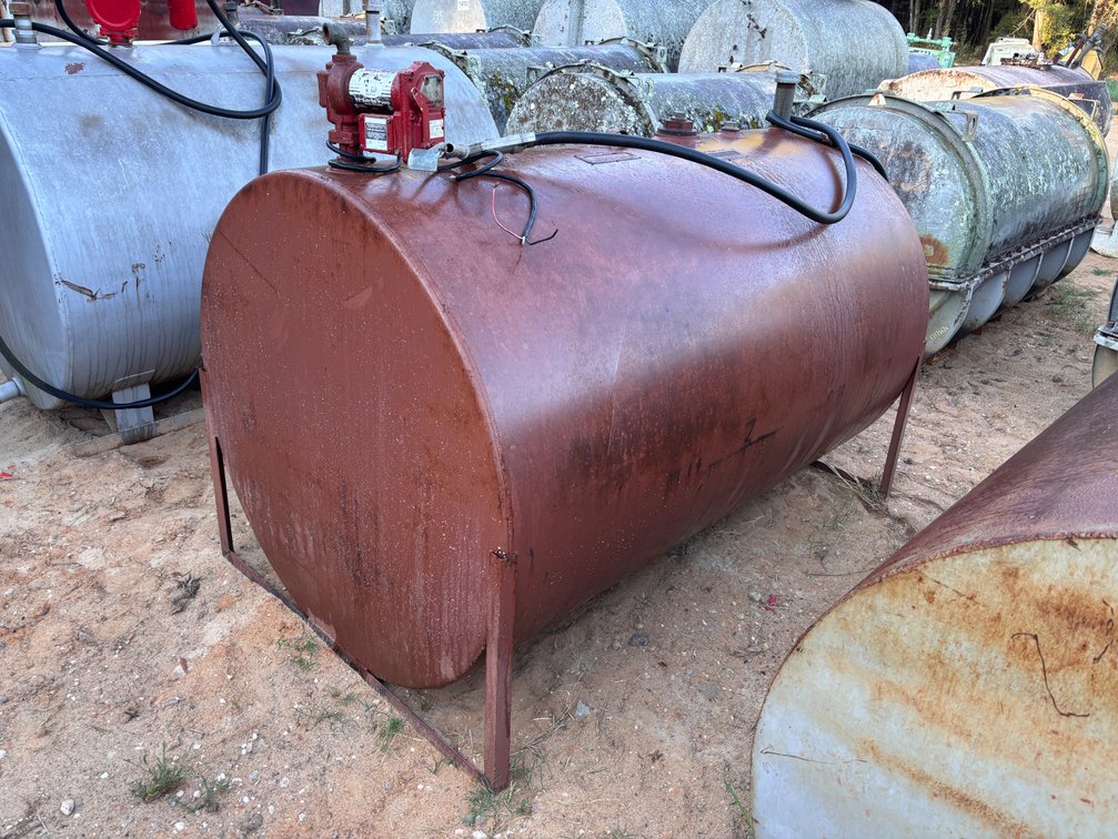 Horizontal Fuel Tank with Series FR1200C 12V Transfer Pump