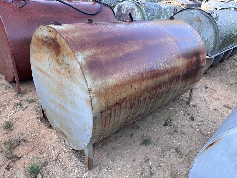 Horizontal Cylindrical Steel Storage Tank