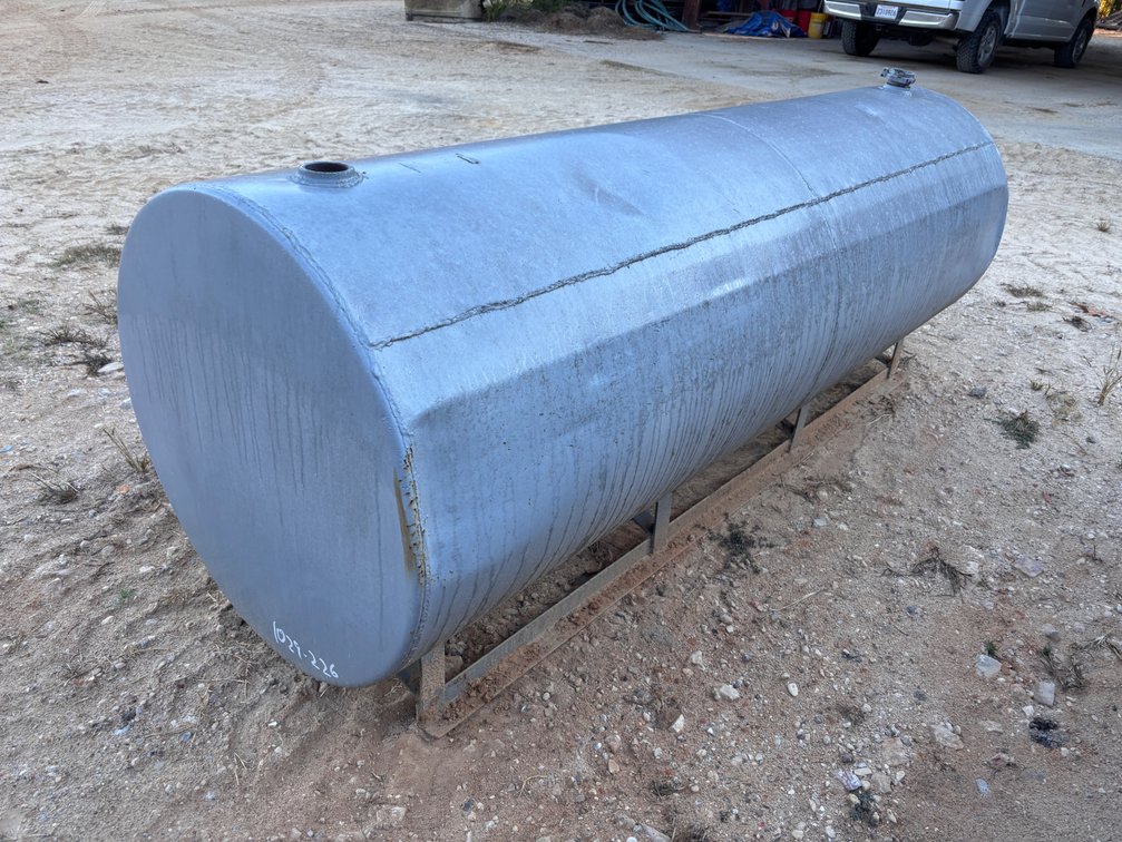 Horizontal Steel Storage Tank on Skid Base