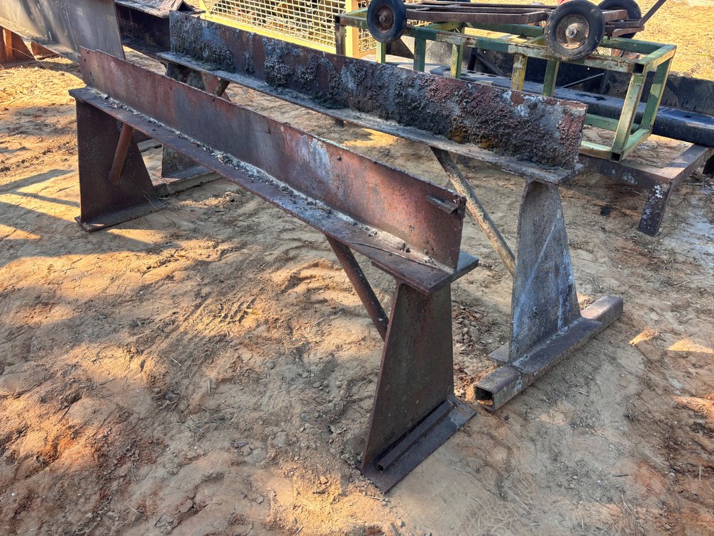 Heavy-Duty Fabricated Steel I-Beam Stands