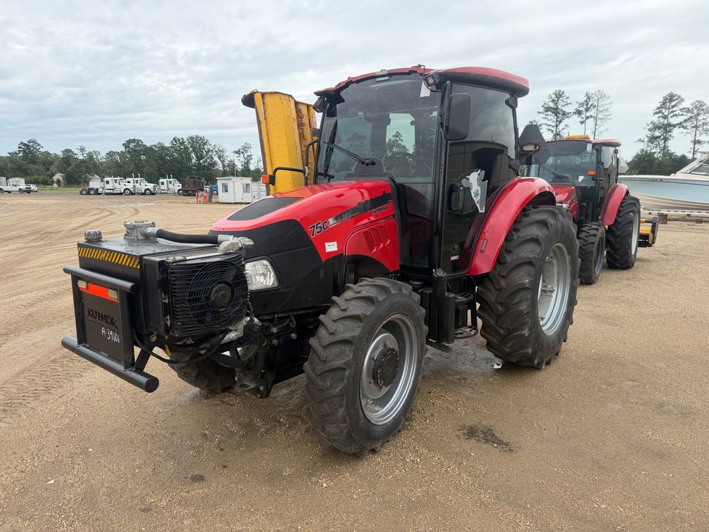 CASE 75C TRACTOR W/MOWERS