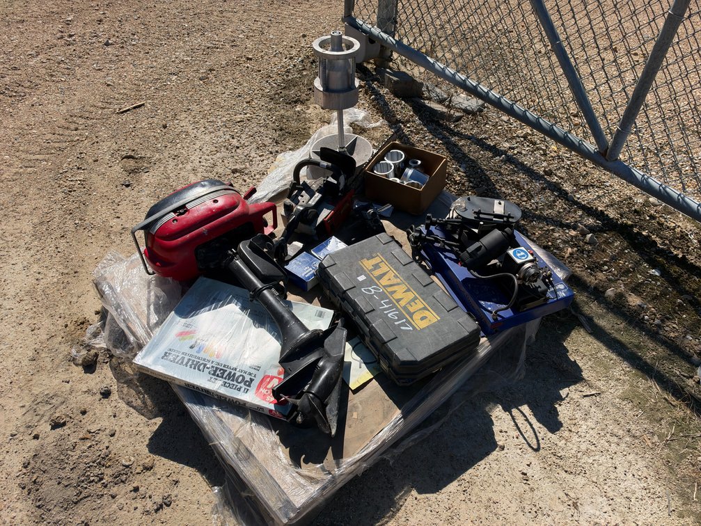 MISCELLANEOUS UTILITY TOOLS AND BOAT MOTOR