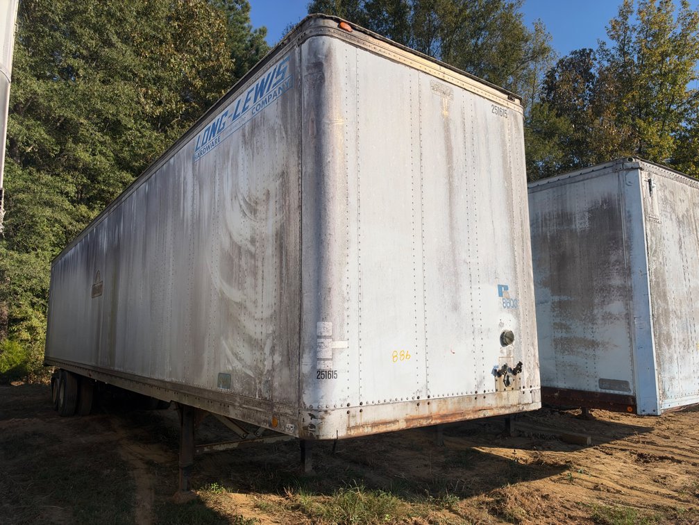 1985 Budd Storage Van Trailer