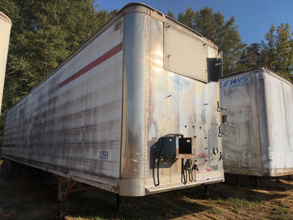 1987 Dorsey Insulated Storage Van Trailer