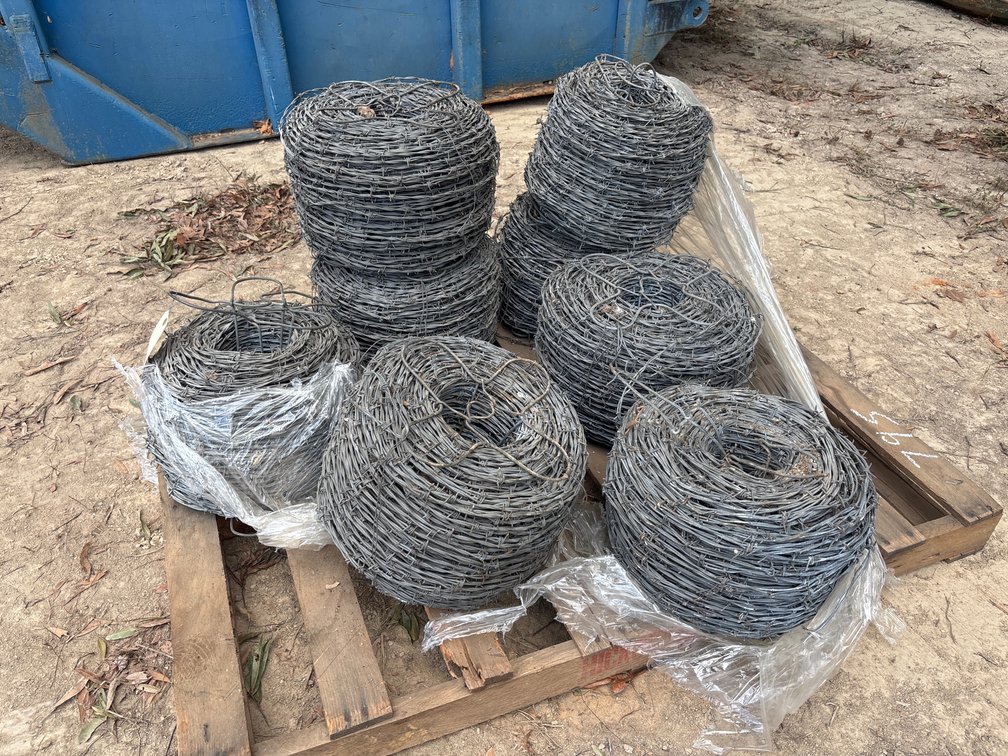 Rolls of Barbed Wire (8)