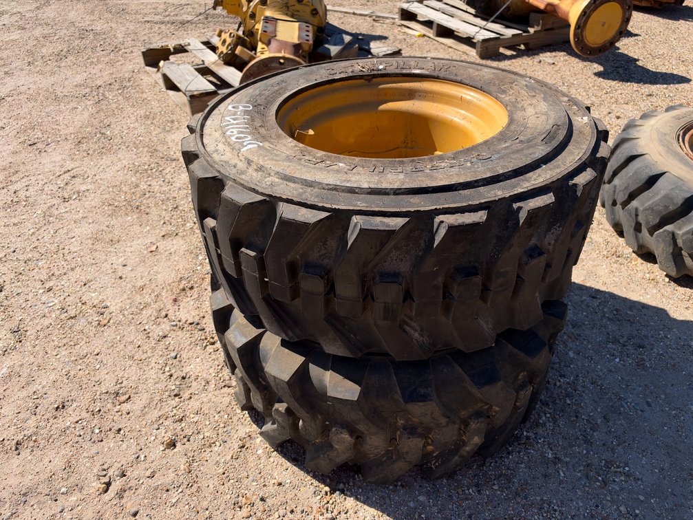 (2) CATERPILLAR EQUIPMENT TIRES