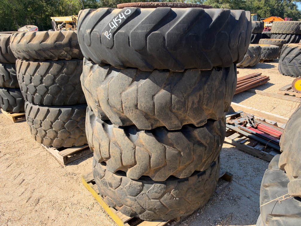 (4) VARIOUS EQUIPMENT TIRES
