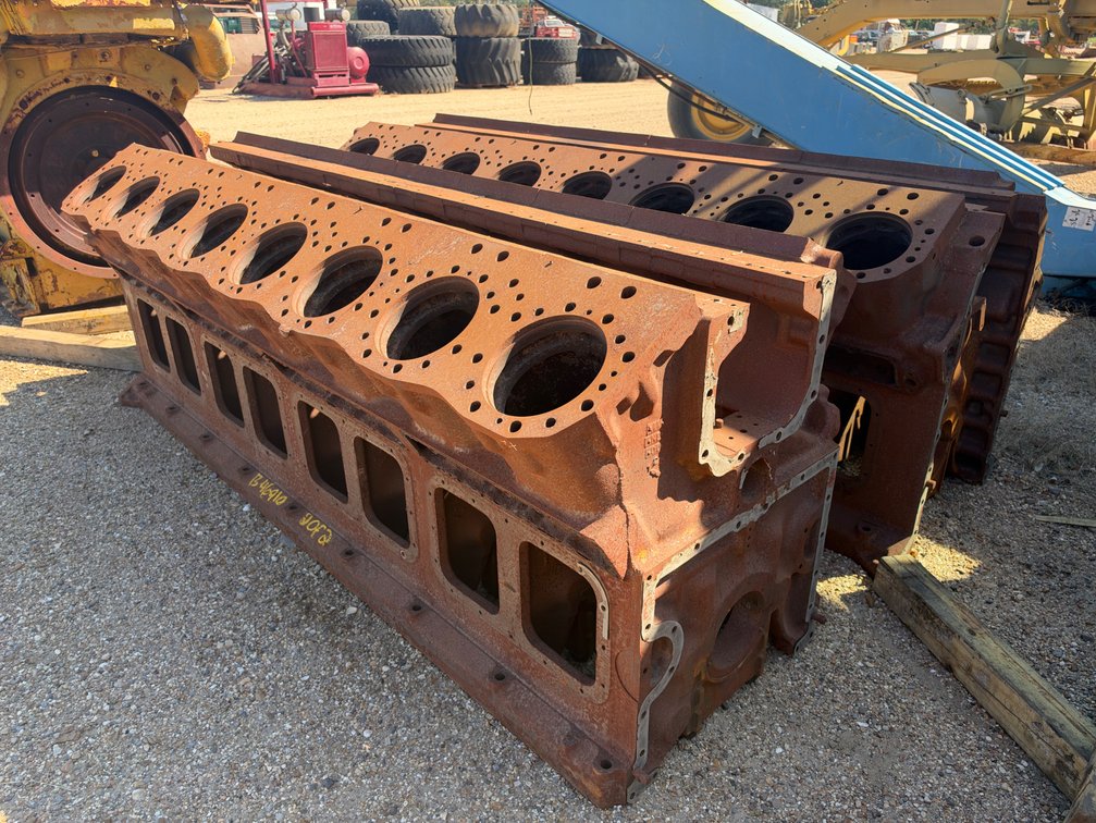 (2) 16 CYLINDER ENGINE BLOCKS
