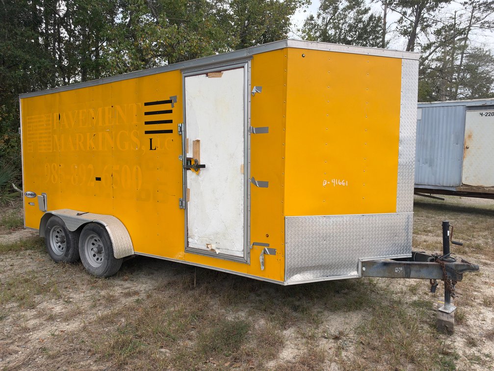 2019 ELEMENT 16FT ENCLOSED TRAILER