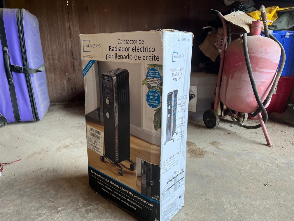 MainStays Oil-Filled Electric Radiator Heater