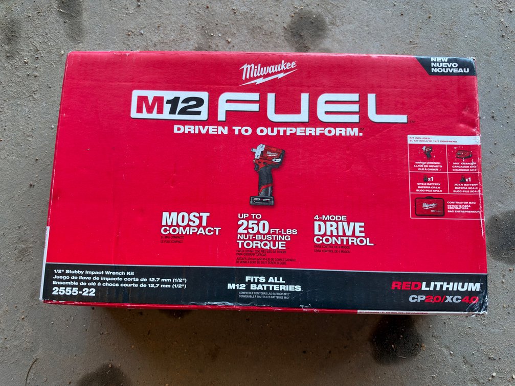 Milwaukee M12 Fuel 1/2" Stubby Impact Wrench