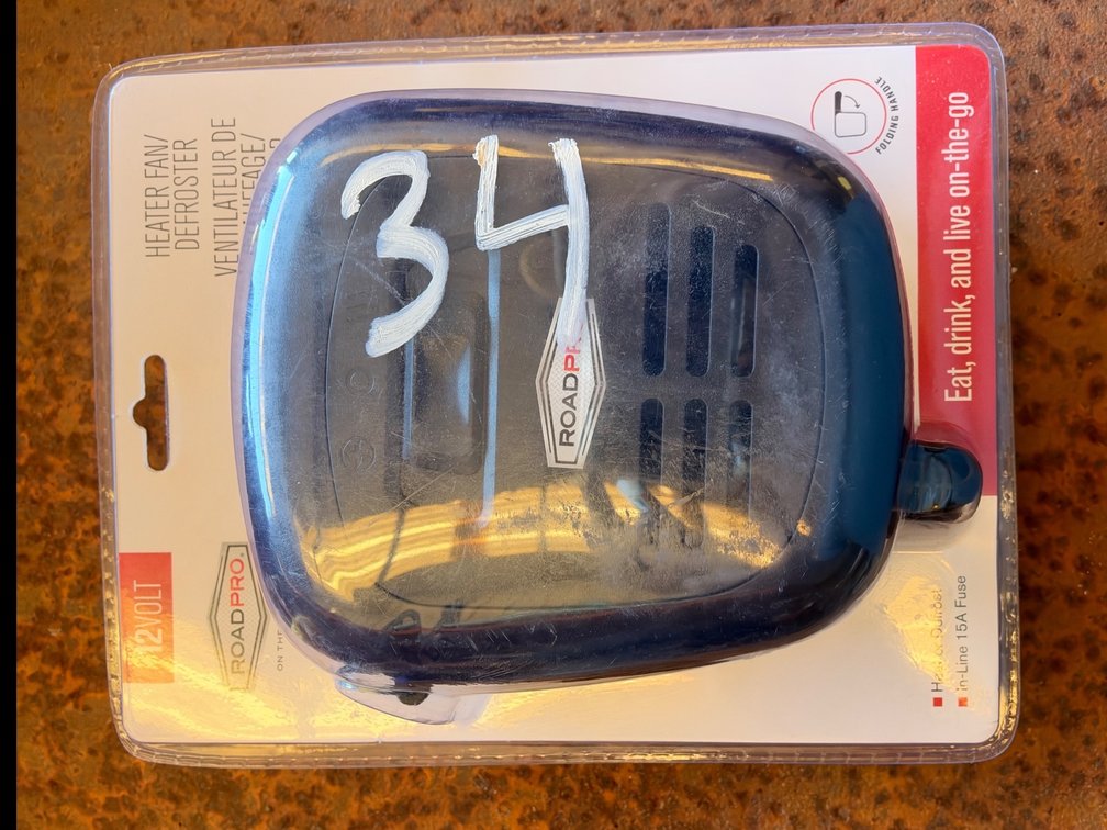 RoadPro Heater Fan/ Defroster